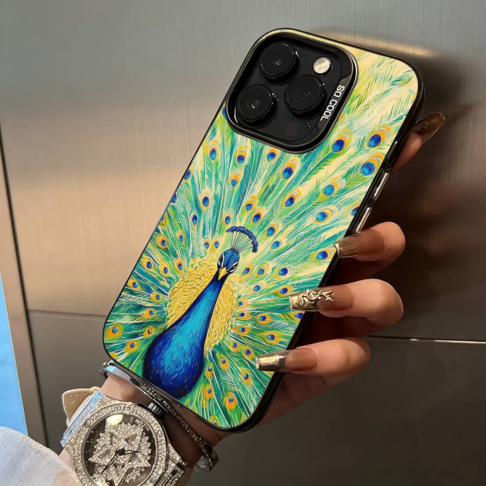 Colorful peacock Phone Case For IPhone17 16 11 12 13 14 15 16 Pro Max Plus Cover Colored Silver Funda Bumber iPhone14ProMax
Colorful peacock Phone Case For IPhone17 16 11 12 13 14 15 16 Pro Max Plus Cover Colored Silver Funda Bumber iPhone14ProMax