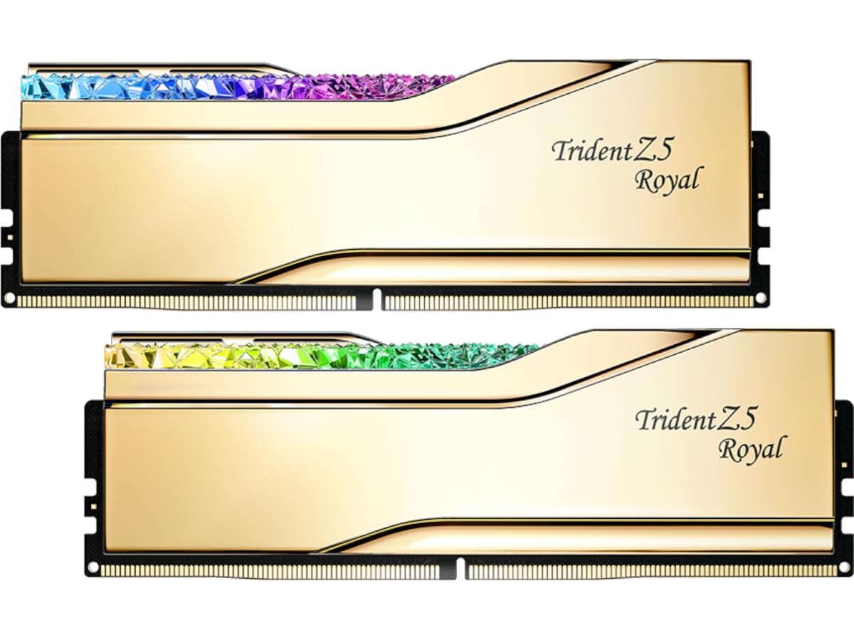 DDR5 Memory 32GBKit x 2 OVERCLOCK WORKS purchase limited bonus sticker included Trident Z5 ROYAL RGB G.Skill DDR5-7200 (16GB discs)
DDR5 Memory 32GBKit x 2 OVERCLOCK WORKS purchase limited bonus sticker included Trident Z5 ROYAL RGB G.Skill DDR5-7200 (16GB discs)