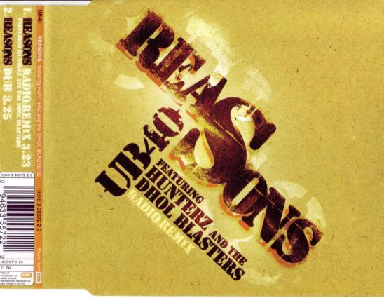 CD UB40 HUNTERZ THE DHOL BLASTERS Reasons 094633557222 DEP Internation 2005 UK Reggae Ska Dub Used
CD UB40 HUNTERZ THE DHOL BLASTERS Reasons 094633557222 DEP Internation 2005 UK Reggae Ska Dub Used