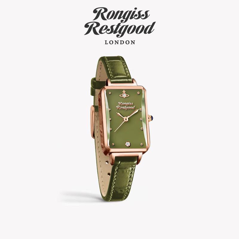 Women s Green Dial Leather Strap Quartz Watch with Square Case
Women s Green Dial Leather Strap Quartz Watch with Square Case
