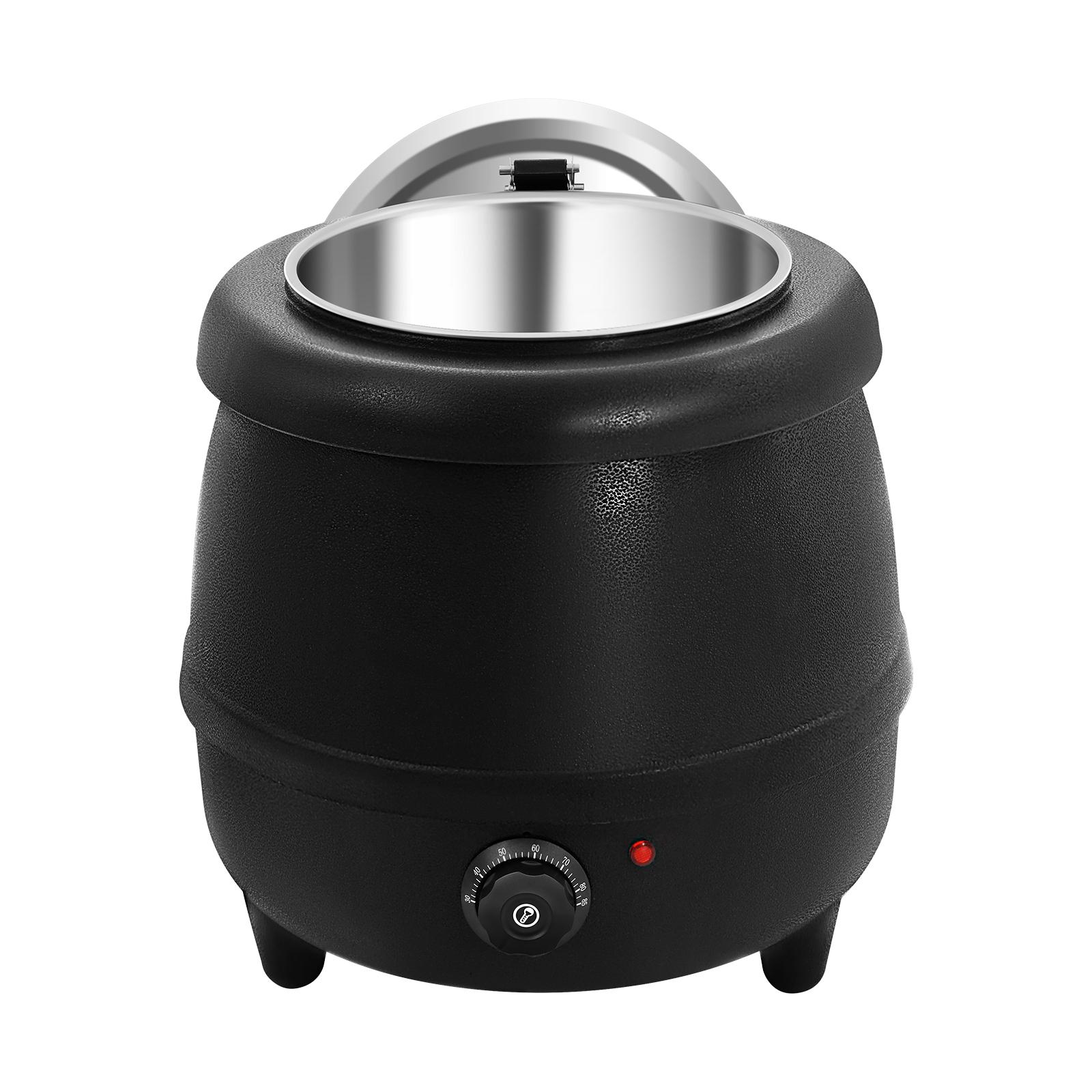 Electric Soup Kettle Warmer, 10L/2.64Gal Countertop Food Warmer Pot Restaurant Cafeteria with Stainless Steel Liner чорний
Electric Soup Kettle Warmer, 10L/2.64Gal Countertop Food Warmer Pot Restaurant Cafeteria with Stainless Steel Liner чорний