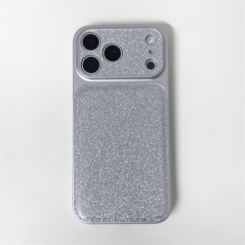 Glitter Silver Anti-Fall Phone Case for iPhone 15/14, Compatible with Apple 17/16 PROMAX iPhone 17 Pro
Glitter Silver Anti-Fall Phone Case for iPhone 15/14, Compatible with Apple 17/16 PROMAX iPhone 17 Pro
