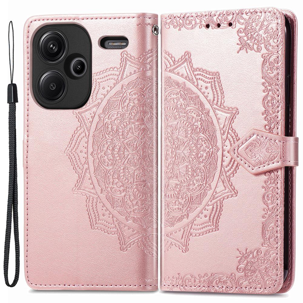 For Xiaomi Redmi Note 13 Pro+ 5G Case Mandala Leather Phone Cover with 3 Card Slots Wallet Rose Gold
For Xiaomi Redmi Note 13 Pro+ 5G Case Mandala Leather Phone Cover with 3 Card Slots Wallet Rose Gold
