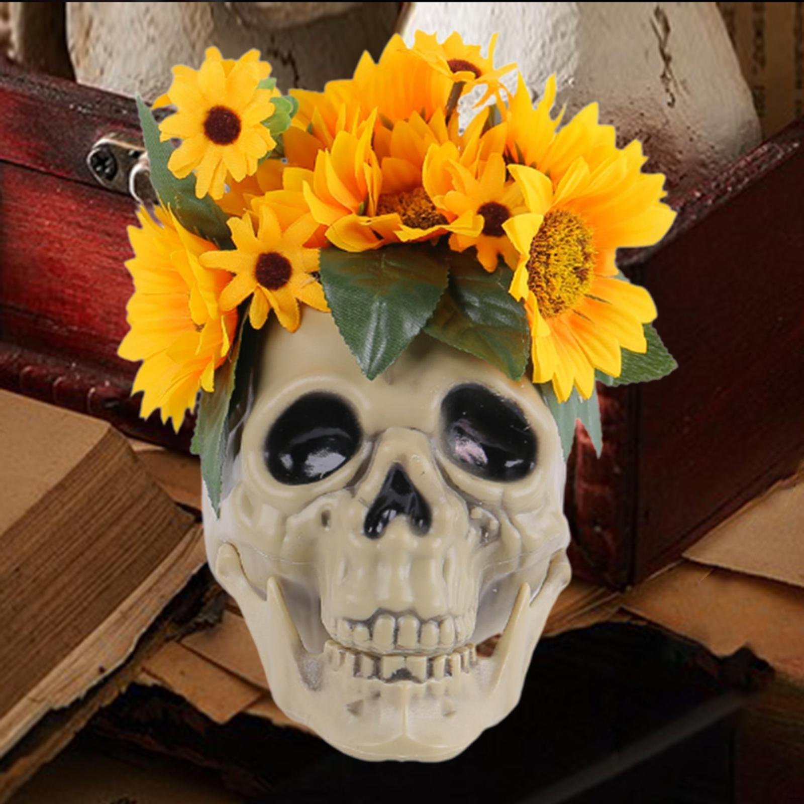 Halloween Simulation Head Ornament, Figure Collection, Table Prop for Horror Sunflowers
Halloween Simulation Head Ornament, Figure Collection, Table Prop for Horror Sunflowers