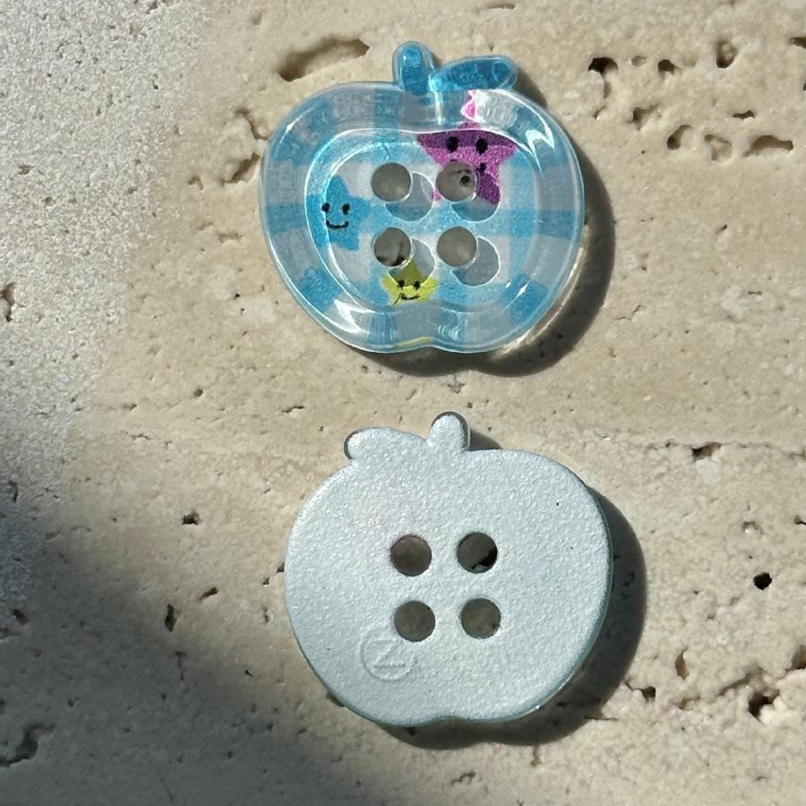 Colorful Crystal-Printed Apple-Shaped Sewing Buttons for Coats and Sweaters
Colorful Crystal-Printed Apple-Shaped Sewing Buttons for Coats and Sweaters