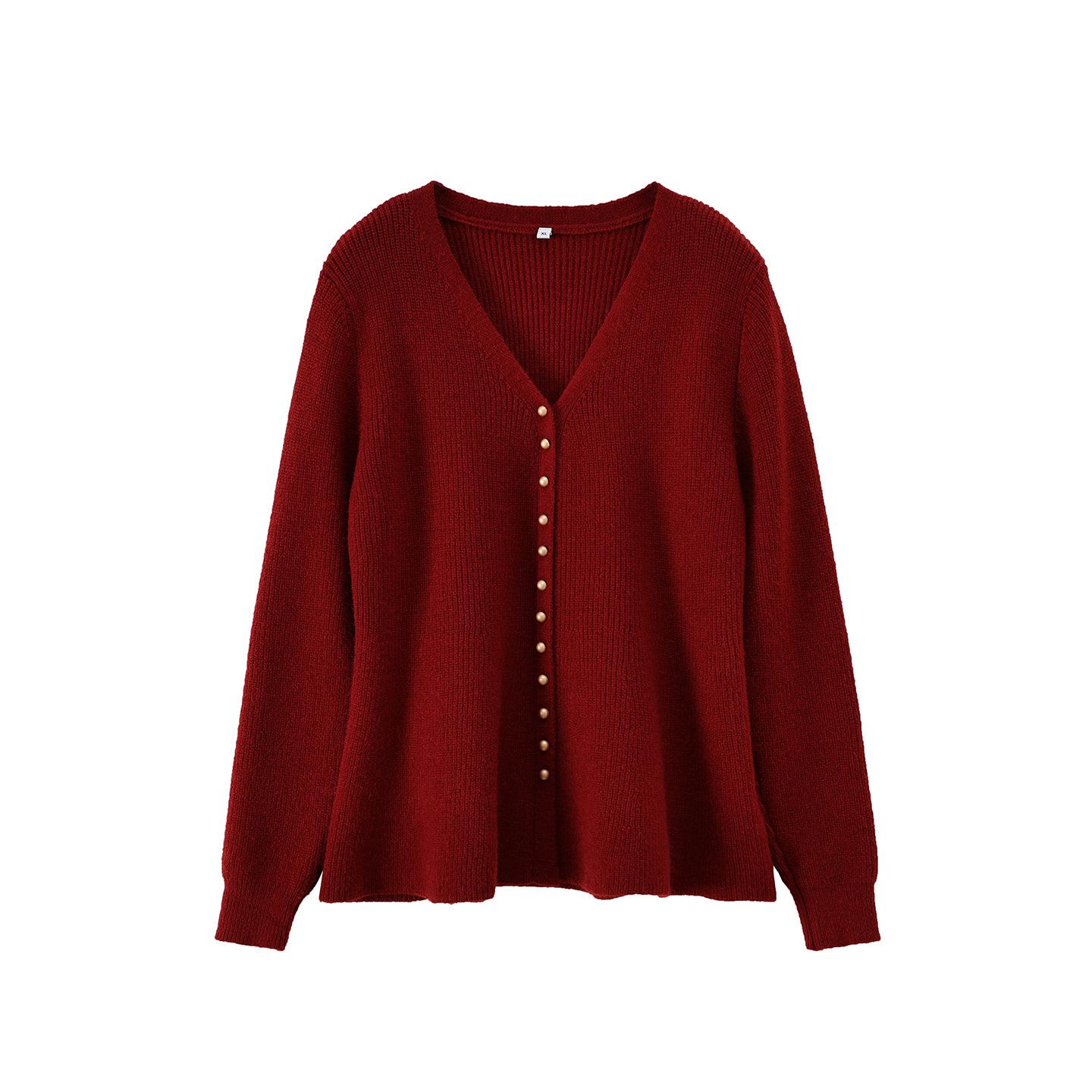 Zhi Xuan Plus Size Red V-Neck Fishtail Sweater for Women - Waist-Cinched, Slimming Knitwear (Winter 2025) 3XL (181-210 lbs) червоний
Zhi Xuan Plus Size Red V-Neck Fishtail Sweater for Women - Waist-Cinched, Slimming Knitwear (Winter 2025) 3XL (181-210 lbs) червоний