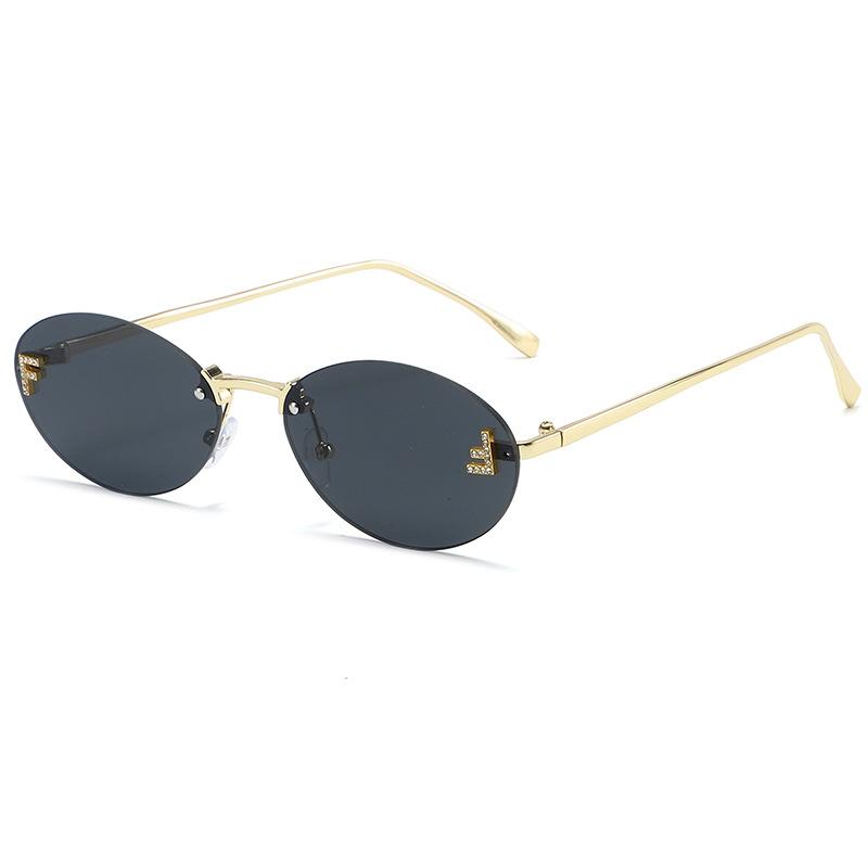 European and American fashionable frameless metal sunglasses
European and American fashionable frameless metal sunglasses