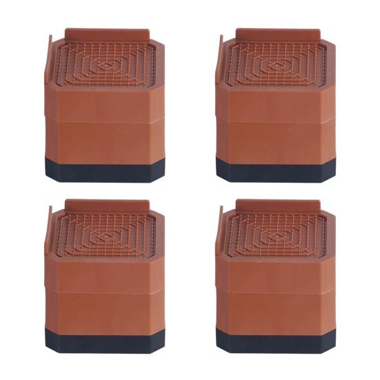 4 шт. прямоугольная мебельная подставка, штабелируемая, прочная, противоскользящая, для стиральной машины, холодильника, стола, дивана, стула, дивана, подставка для ног Dual Layer коричневый
4 шт. прямоугольная мебельная подставка, штабелируемая, прочная, противоскользящая, для стиральной машины, холодильника, стола, дивана, стула, дивана, подставка для ног Dual Layer коричневый