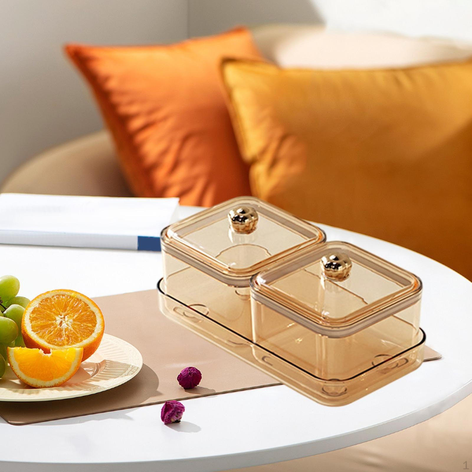 Тарелка с сухофруктами, закуска, коробка для хранения продуктов, конфеты, орехи, блюдо с крышкой, разделенное на порционные тарелки yellow 2 grids
Тарелка с сухофруктами, закуска, коробка для хранения продуктов, конфеты, орехи, блюдо с крышкой, разделенное на порционные тарелки yellow 2 grids