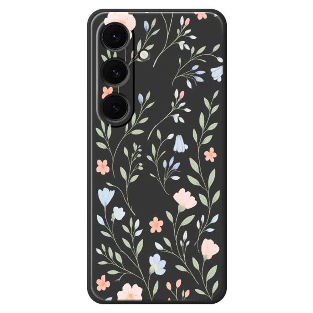 For Samsung Galaxy S25+ Case Pink Blue Flowers Pattern Printing Straight Edge TPU Phone Back Cover Black
For Samsung Galaxy S25+ Case Pink Blue Flowers Pattern Printing Straight Edge TPU Phone Back Cover Black