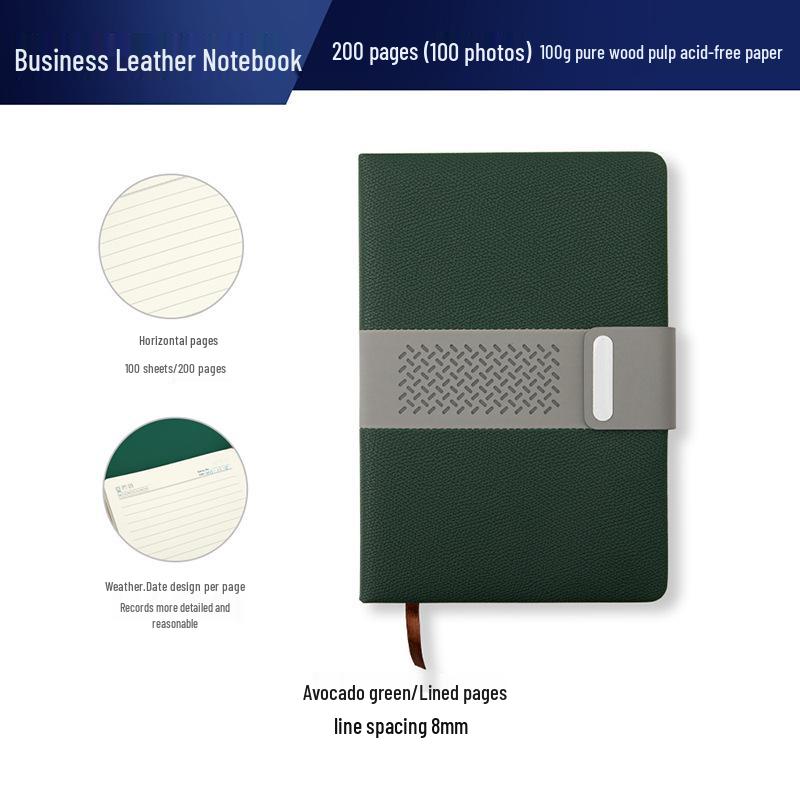 Customizable Business Notebook with Logo Printing - Spliced Buckle Design for Corporate Use
Customizable Business Notebook with Logo Printing - Spliced Buckle Design for Corporate Use