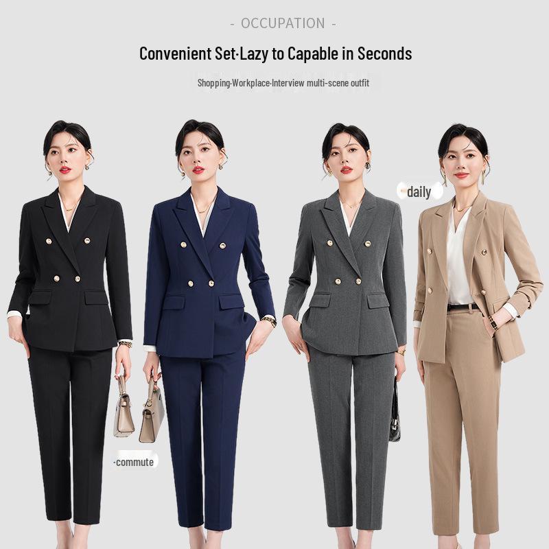 Elegant Women s Suit Set: Professional Attire for Spring/Autumn Interviews and Office - Hotel Manager/Front Desk Style XXL
Elegant Women s Suit Set: Professional Attire for Spring/Autumn Interviews and Office - Hotel Manager/Front Desk Style XXL