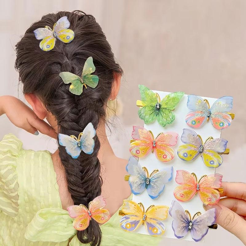 Horquilla de mariposa de Color degradado dulce, pinza para el pelo de gasa bonita, pasadores de Princesa
Horquilla de mariposa de Color degradado dulce, pinza para el pelo de gasa bonita, pasadores de Princesa