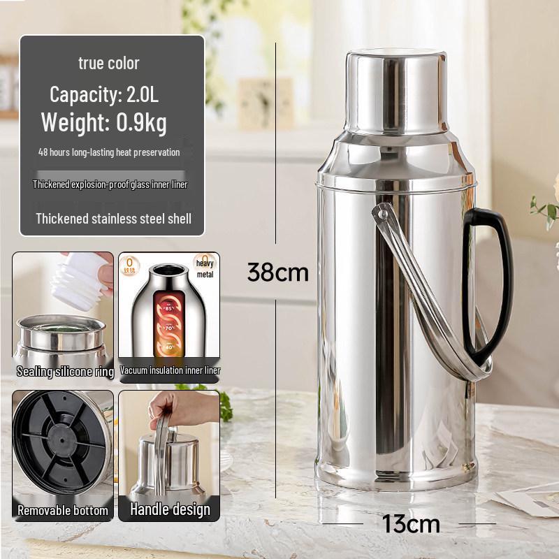 Thickened Stainless Steel Insulated Hot Water Bottle for Dorm or Home
Thickened Stainless Steel Insulated Hot Water Bottle for Dorm or Home
