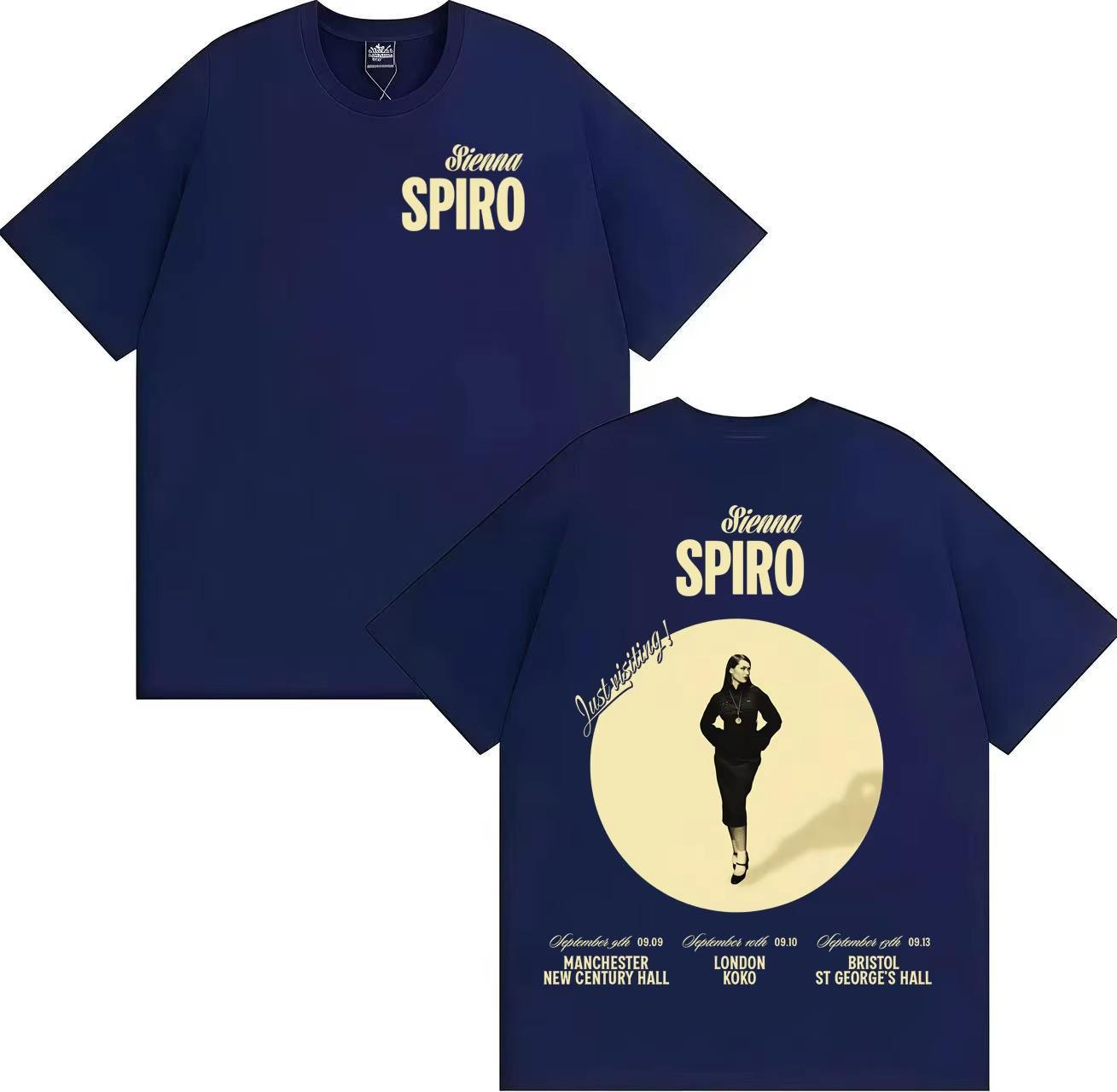 Singer Sienna Spiro Double Sided Print High Quality Tee Unisex Women Popluar TShirt Gothic Clothing Crewneck Short Sleeve Top S
Singer Sienna Spiro Double Sided Print High Quality Tee Unisex Women Popluar TShirt Gothic Clothing Crewneck Short Sleeve Top S