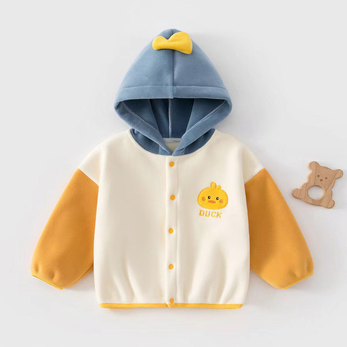 New Kids Trendy Cartoon Winter Coral Fleece Hooded Warm Top 90 cm
New Kids Trendy Cartoon Winter Coral Fleece Hooded Warm Top 90 cm