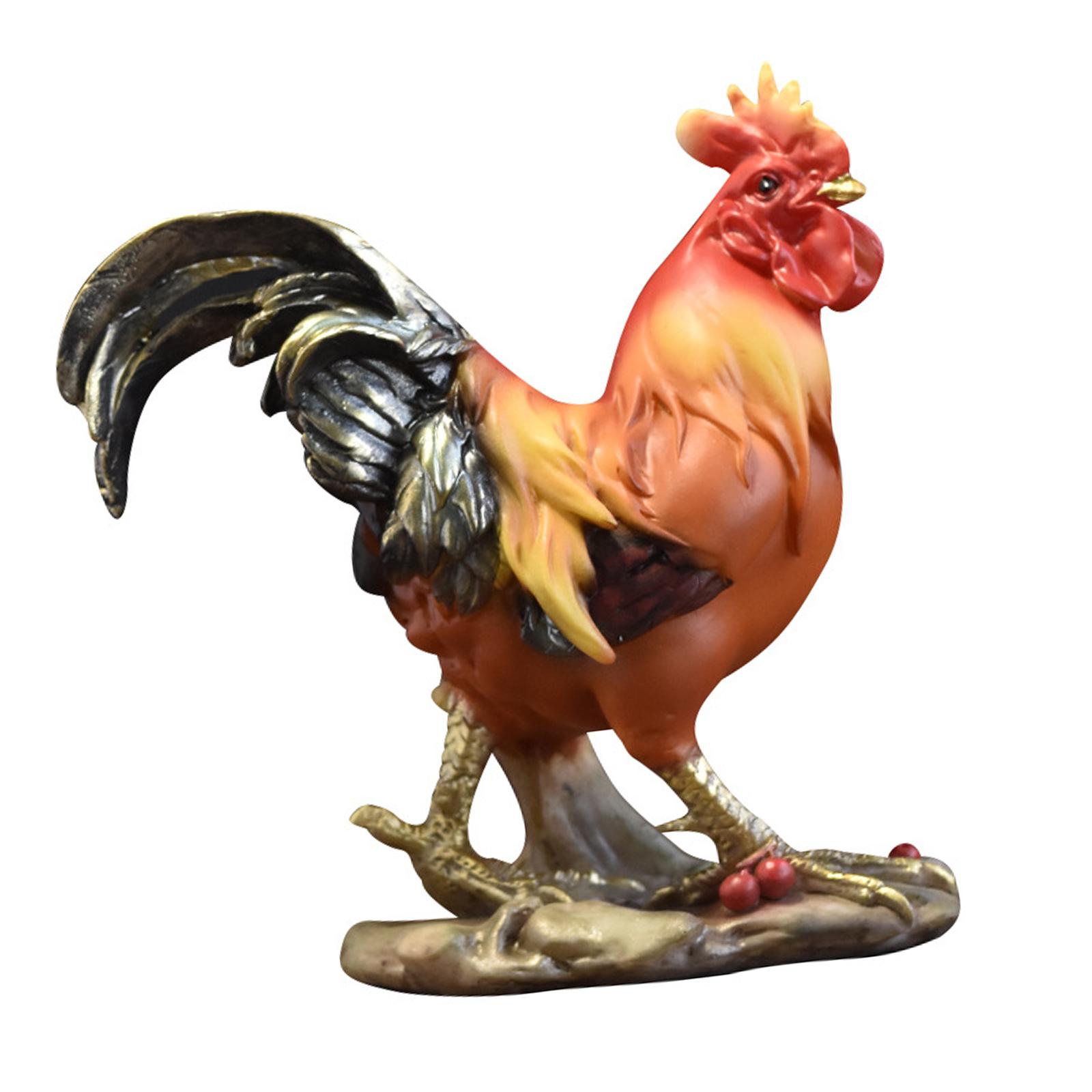 Фигурка цыпленка из смолы, приносящая удачу, декоративная скульптура петуха, статуэтка петуха для новогодней вечеринки, украшения для стола в отеле
Фигурка цыпленка из смолы, приносящая удачу, декоративная скульптура петуха, статуэтка петуха для новогодней вечеринки, украшения для стола в отеле