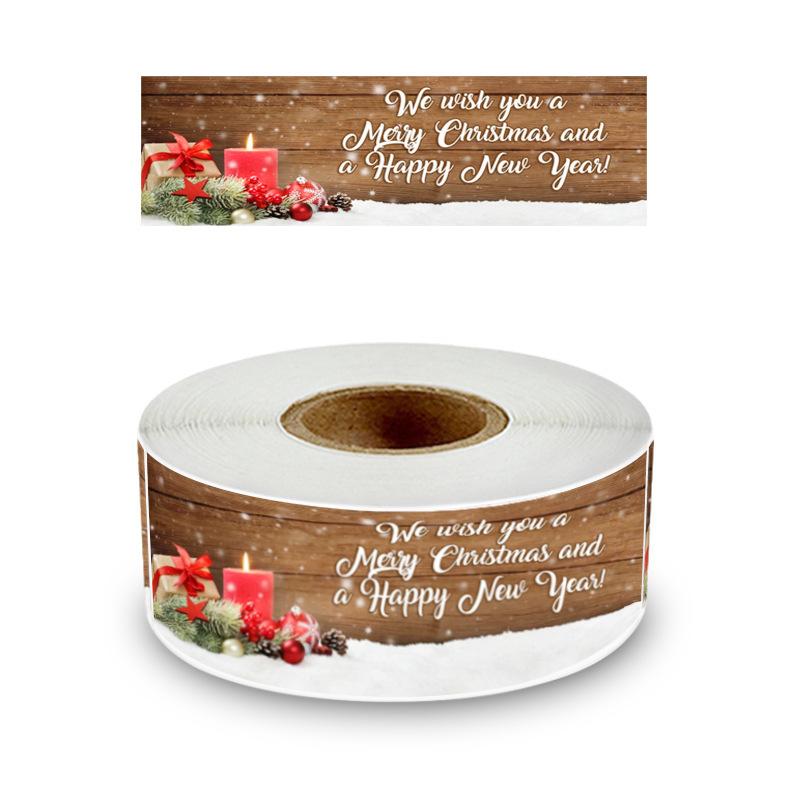 120pcs/roll Rectangle Merry Christmas Sticker Holiday Party Gift Decoration Sealed Envelope Stickers Happy New Year Baking Label
120pcs/roll Rectangle Merry Christmas Sticker Holiday Party Gift Decoration Sealed Envelope Stickers Happy New Year Baking Label