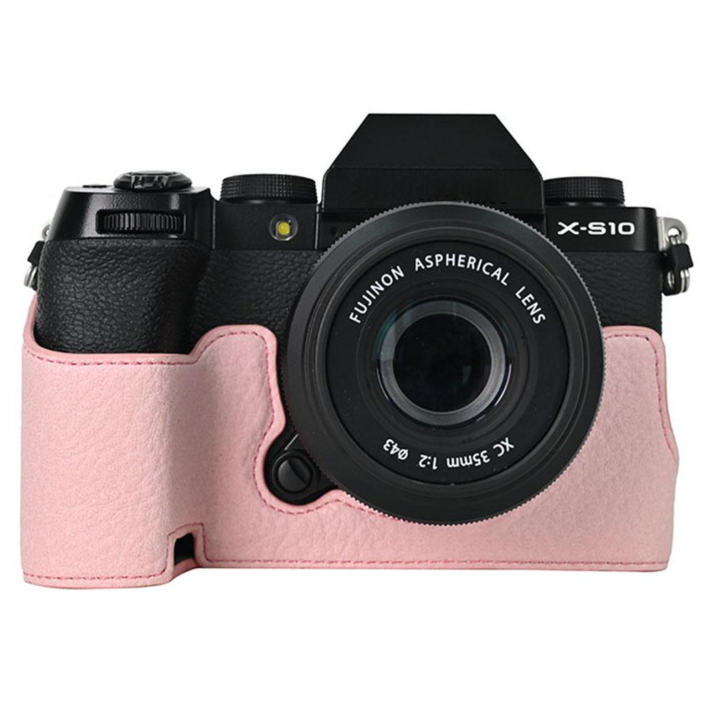 For Fujifilm X-S10 Camera Case Large Cutout Litchi Texture PU Leather Protective Cover A
For Fujifilm X-S10 Camera Case Large Cutout Litchi Texture PU Leather Protective Cover A