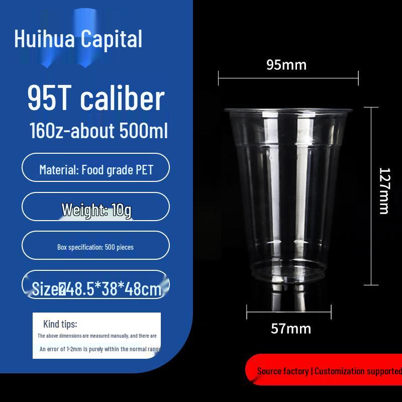 HUIHUADU Disposable 16oz PP Takeaway Beverage Cups
HUIHUADU Disposable 16oz PP Takeaway Beverage Cups