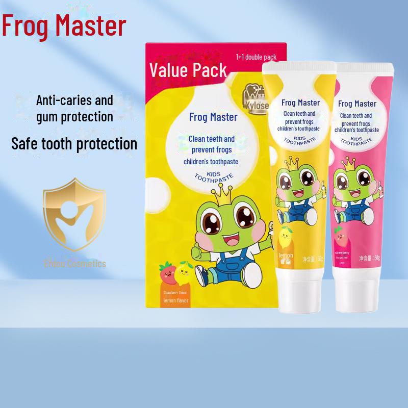 Frog Prince Kids Fruity Toothpaste 50g x 2 Pack – Anti-Cavity Morning & Night Protection for Ages 3-12.
Frog Prince Kids Fruity Toothpaste 50g x 2 Pack – Anti-Cavity Morning & Night Protection for Ages 3-12.