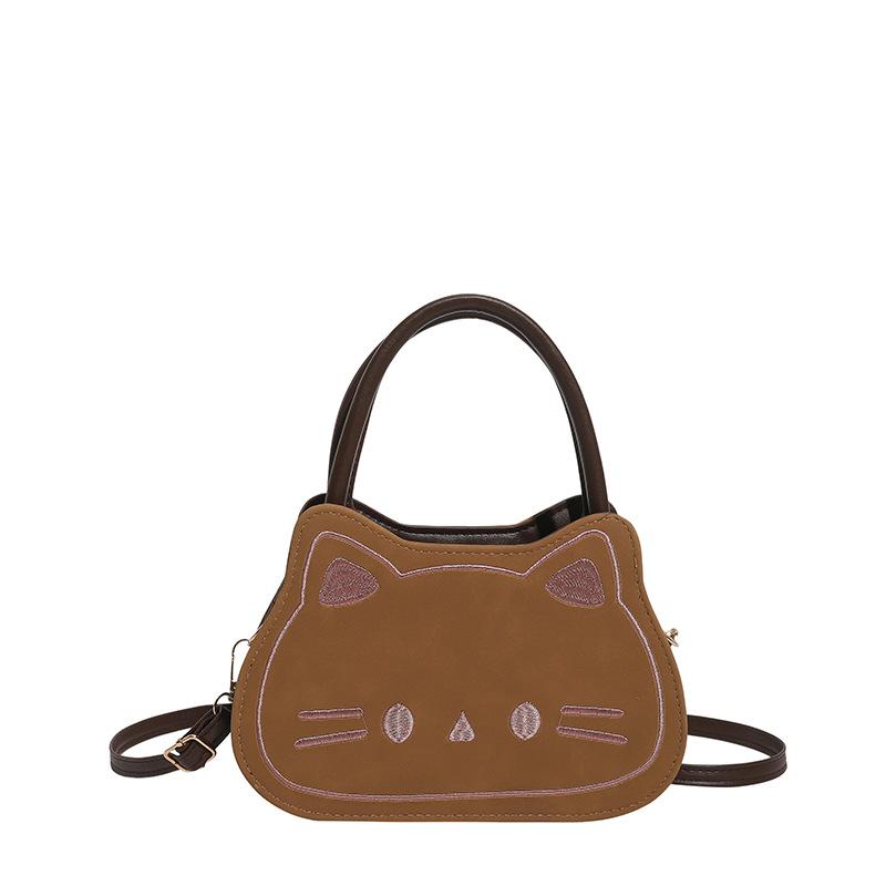 New cute cat, small, fashionable and versatile, trendy simple and highend girl single shoulder crossbody handbag коричневий
New cute cat, small, fashionable and versatile, trendy simple and highend girl single shoulder crossbody handbag коричневий