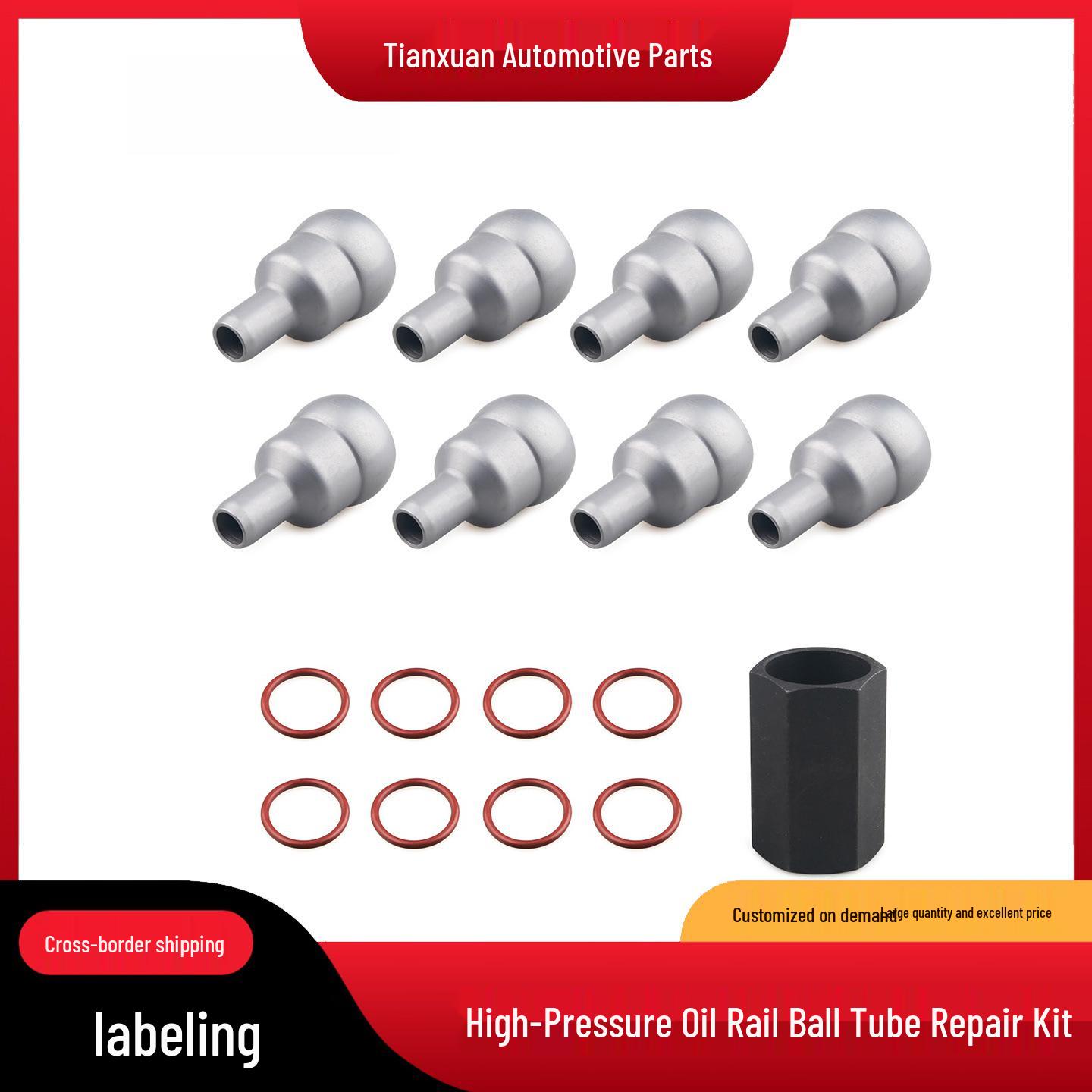 Ford 6.0L Powerstroke Diesel High-Pressure Oil Rail Ball Tube Repair Kit
Ford 6.0L Powerstroke Diesel High-Pressure Oil Rail Ball Tube Repair Kit
