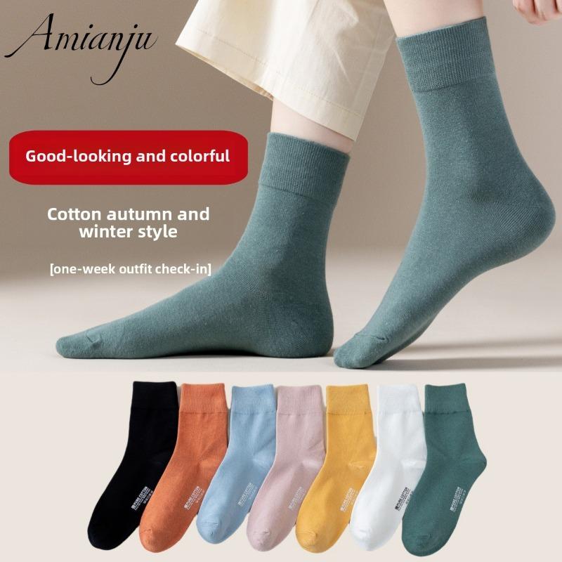 5 Pairs of Female Autumn and Winter Pure Color Cotton Casual Tube Stack Socks 5 Pairs світло-синій колір
5 Pairs of Female Autumn and Winter Pure Color Cotton Casual Tube Stack Socks 5 Pairs світло-синій колір