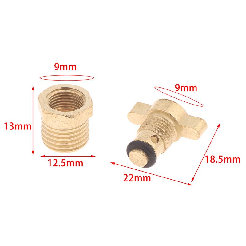 3Pcs 1/4 Brass Air Compressor Drain Screw Air Compressor Drain Valve Replacement Set Fits For Screw Compressors Tools one size
3Pcs 1/4 Brass Air Compressor Drain Screw Air Compressor Drain Valve Replacement Set Fits For Screw Compressors Tools one size