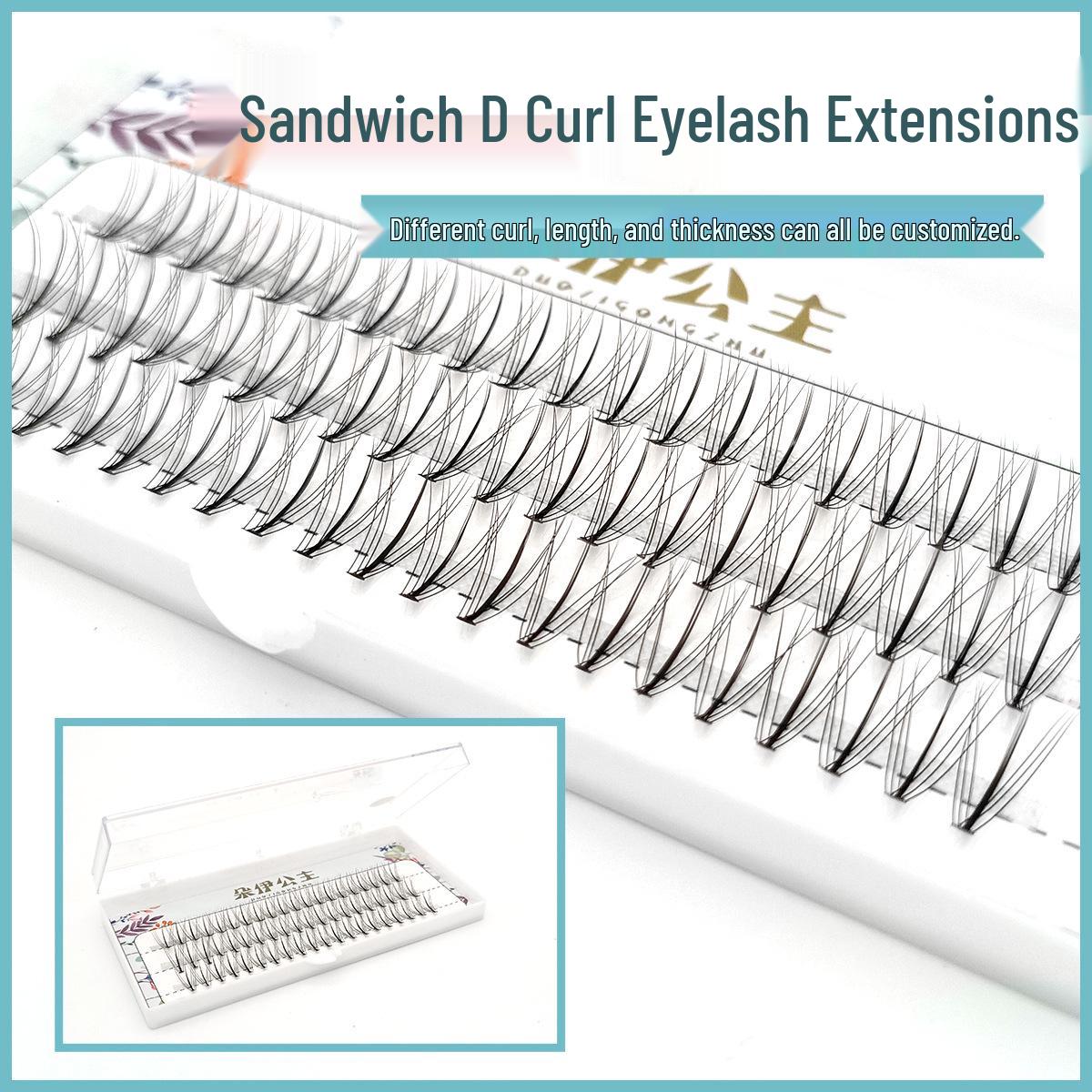 Barbie Sandwich Cluster Natural Long Eyelash Extensions - Dense, Soft, and Lightweight 10mm
Barbie Sandwich Cluster Natural Long Eyelash Extensions - Dense, Soft, and Lightweight 10mm
