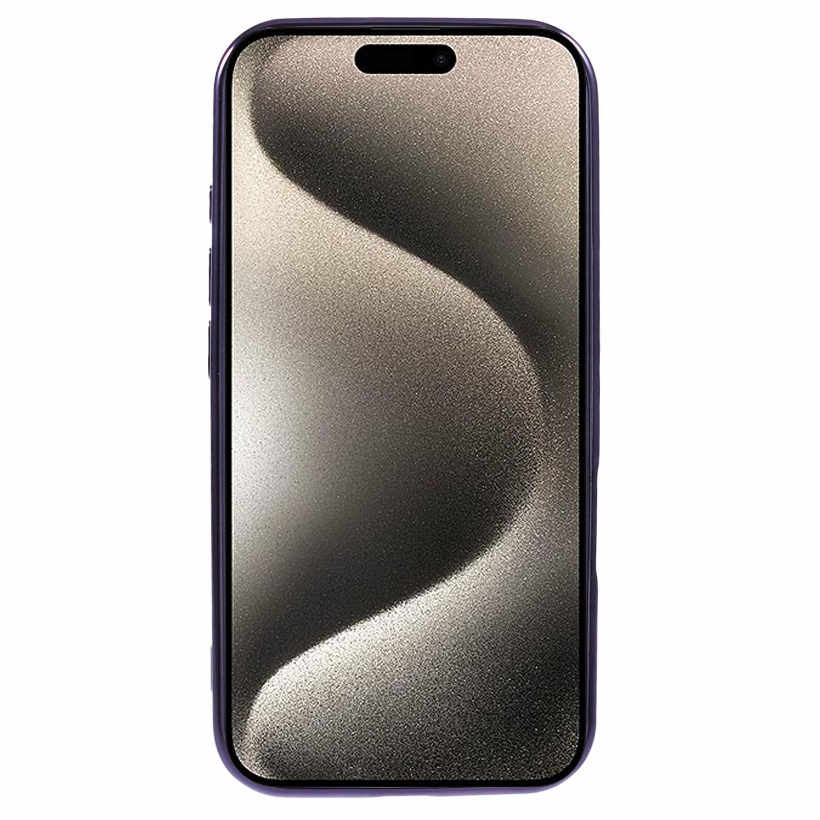 For iPhone 16 Plus Magnetic Case Electroplating Frame TPU Phone Cover with Lens Film Dark Purple
For iPhone 16 Plus Magnetic Case Electroplating Frame TPU Phone Cover with Lens Film Dark Purple