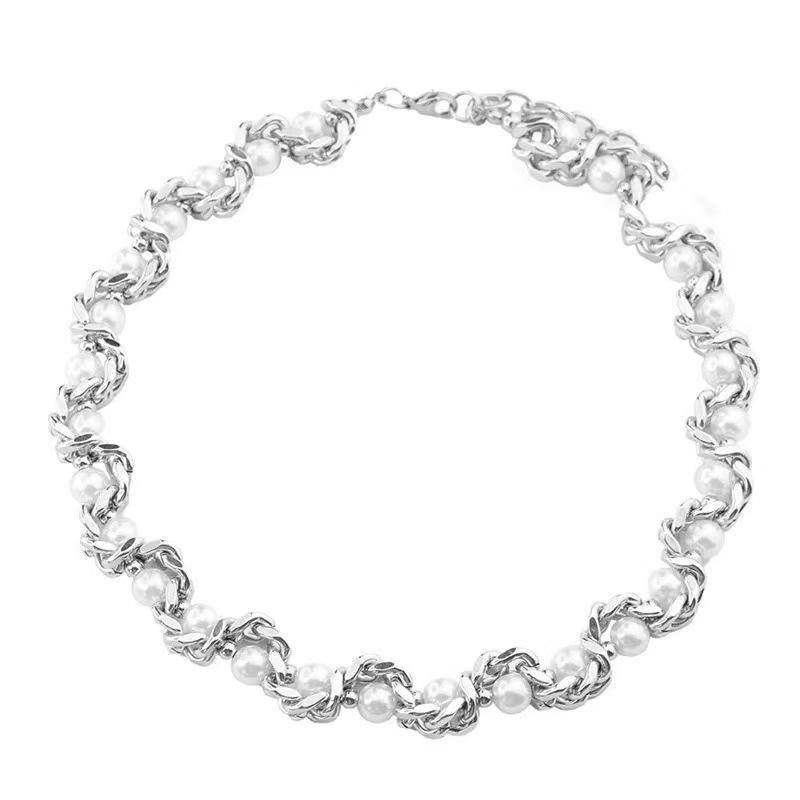 Cuban chain wrapped pearl necklace men s tide niche high-end design hip-hop collarbone chain men s and women s neck chain accessories tide
Cuban chain wrapped pearl necklace men s tide niche high-end design hip-hop collarbone chain men s and women s neck chain accessories tide
