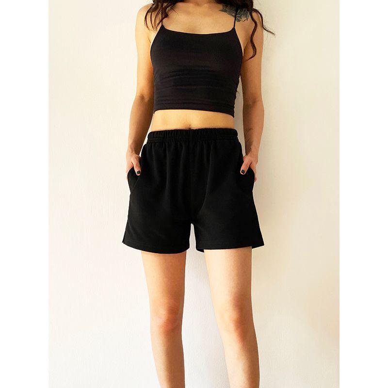 Swagal Casual Cotton Elastic Waist Sports Shorts Black S
Swagal Casual Cotton Elastic Waist Sports Shorts Black S