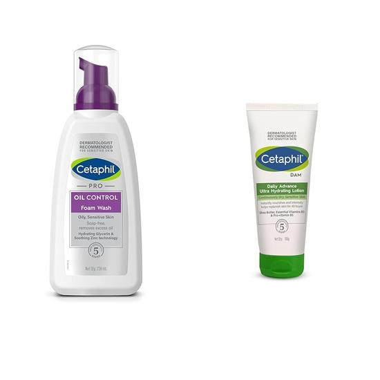 Cetaphil PRO Oil Control пенка для умывания лица для кожи, склонной к акне и жирности, 236 мл Daily Advance ультра увлажняющий лосьон, увлажняющий крем 100 г
Cetaphil PRO Oil Control пенка для умывания лица для кожи, склонной к акне и жирности, 236 мл Daily Advance ультра увлажняющий лосьон, увлажняющий крем 100 г