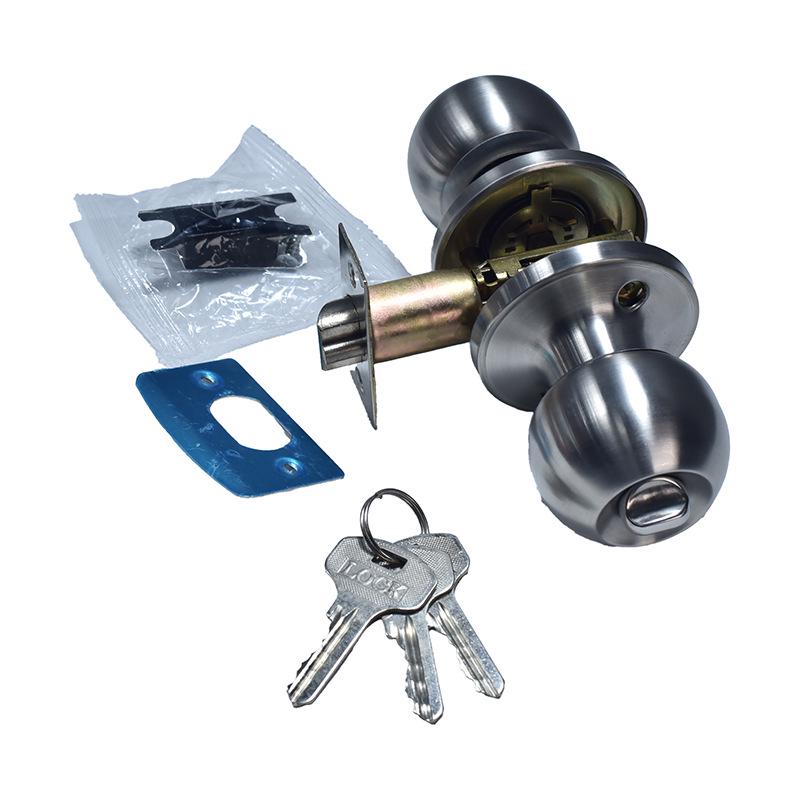 Red Star 607 Stainless Steel Three-Bar Wooden Door Lock for Bedrooms Door Thickness: 30-50mm
Red Star 607 Stainless Steel Three-Bar Wooden Door Lock for Bedrooms Door Thickness: 30-50mm