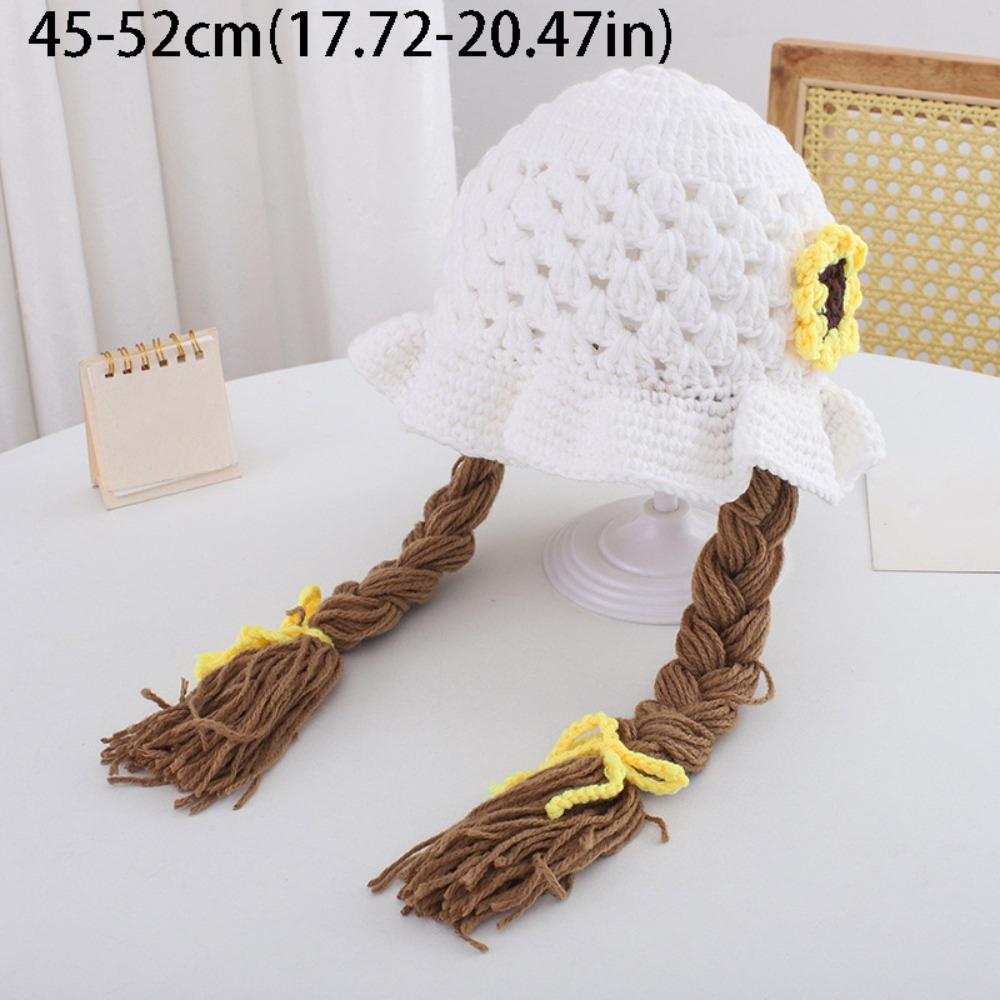 Вязаная шапка ручной работы с косичками и розовым бантом для младенцев для фотосессии Style B
Вязаная шапка ручной работы с косичками и розовым бантом для младенцев для фотосессии Style B