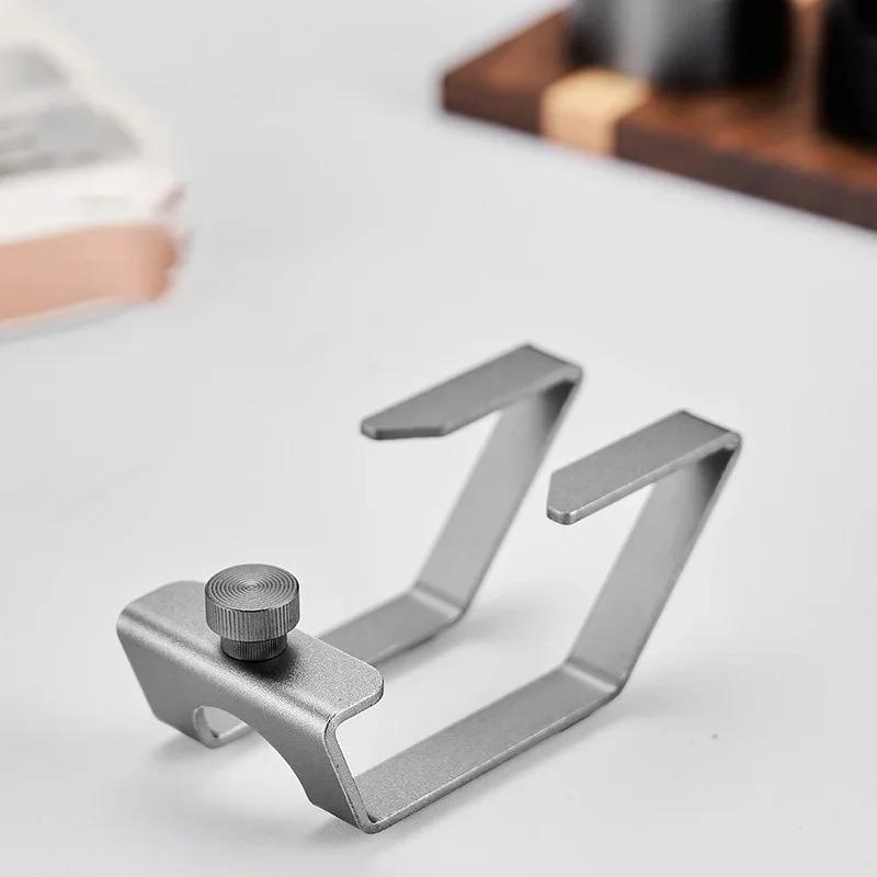 Держатель портафильтра для кофе Регулируемые электронные весы для кофе Держатель для взвешивания Подходит для портафильтров эспрессо 51/53/58 мм Кронштейн для взвешивания серебряный