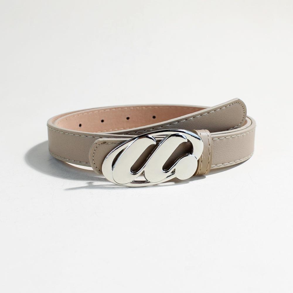 Letter Alloy Button Head Niche Decorative Belt Design Sense Korean Matching Clothing Belt Women 105cm long
Letter Alloy Button Head Niche Decorative Belt Design Sense Korean Matching Clothing Belt Women 105cm long