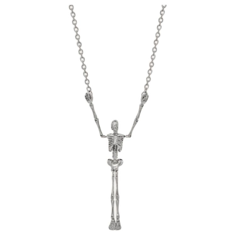 Vivienne Westwood Skull Pendant Decoration Brass Necklace Women necklace Silver 6301012Y-02P107 Silver-Dust Bag+Box
Vivienne Westwood Skull Pendant Decoration Brass Necklace Women necklace Silver 6301012Y-02P107 Silver-Dust Bag+Box