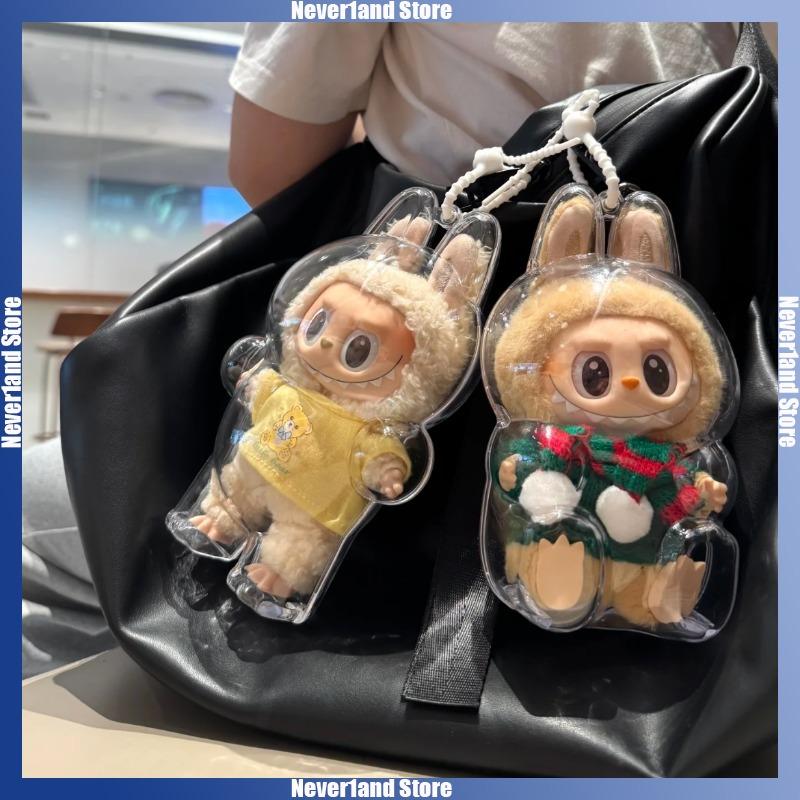 Labubu Transparent Protective Cover Stuffed Toys Cover Labubu I II Doll Display Bag Mini Portable Storage Box
Labubu Transparent Protective Cover Stuffed Toys Cover Labubu I II Doll Display Bag Mini Portable Storage Box