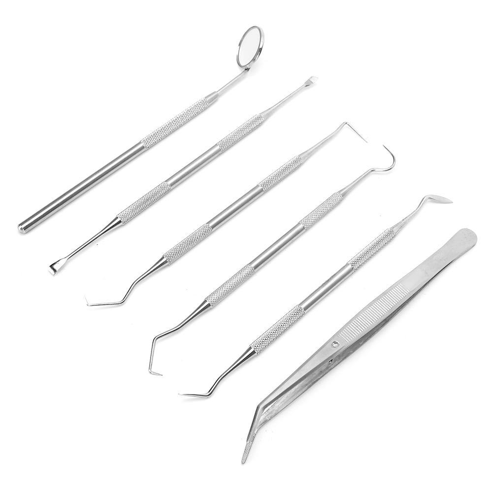 6pcs / set Dental Tartar Scaler Teeth Pick Spatula Dental Instruments Dentist Oral Care Tools
6pcs / set Dental Tartar Scaler Teeth Pick Spatula Dental Instruments Dentist Oral Care Tools