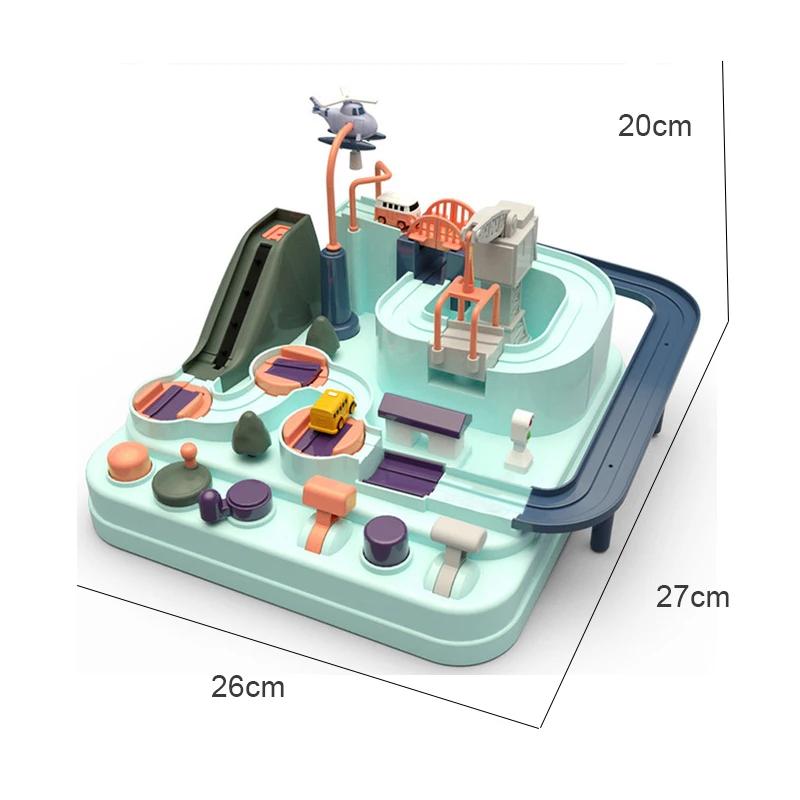 Racing Rail Car Model Racing Educational Toys Children Track Car Adventure Game Brain Game Mechanical Interactive Train Cars Toy
Racing Rail Car Model Racing Educational Toys Children Track Car Adventure Game Brain Game Mechanical Interactive Train Cars Toy