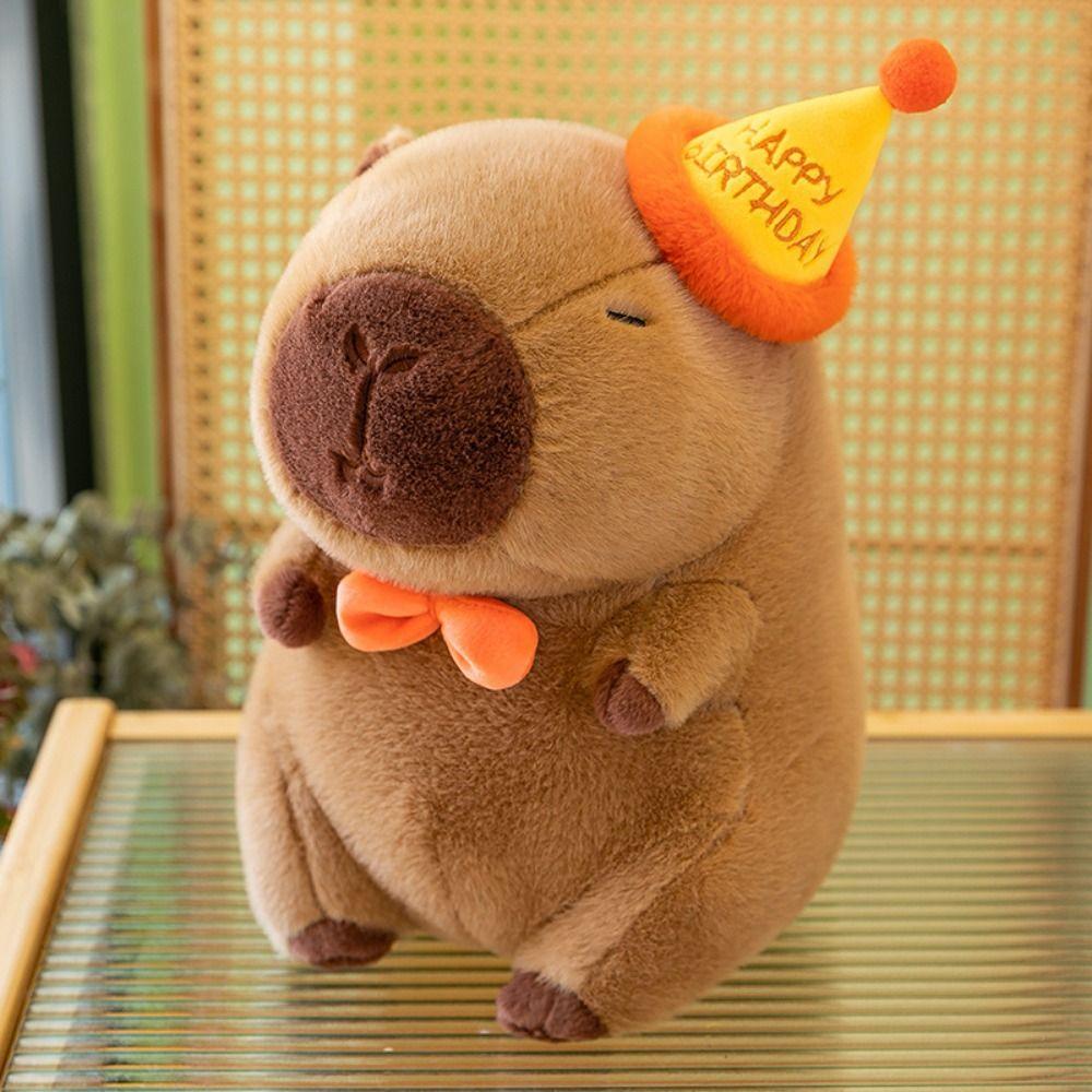 Animal Birthday Hat Capybara Cartoon Plush Capybara Toy Fashion Birthday Capybara Ornaments Girls S
Animal Birthday Hat Capybara Cartoon Plush Capybara Toy Fashion Birthday Capybara Ornaments Girls S