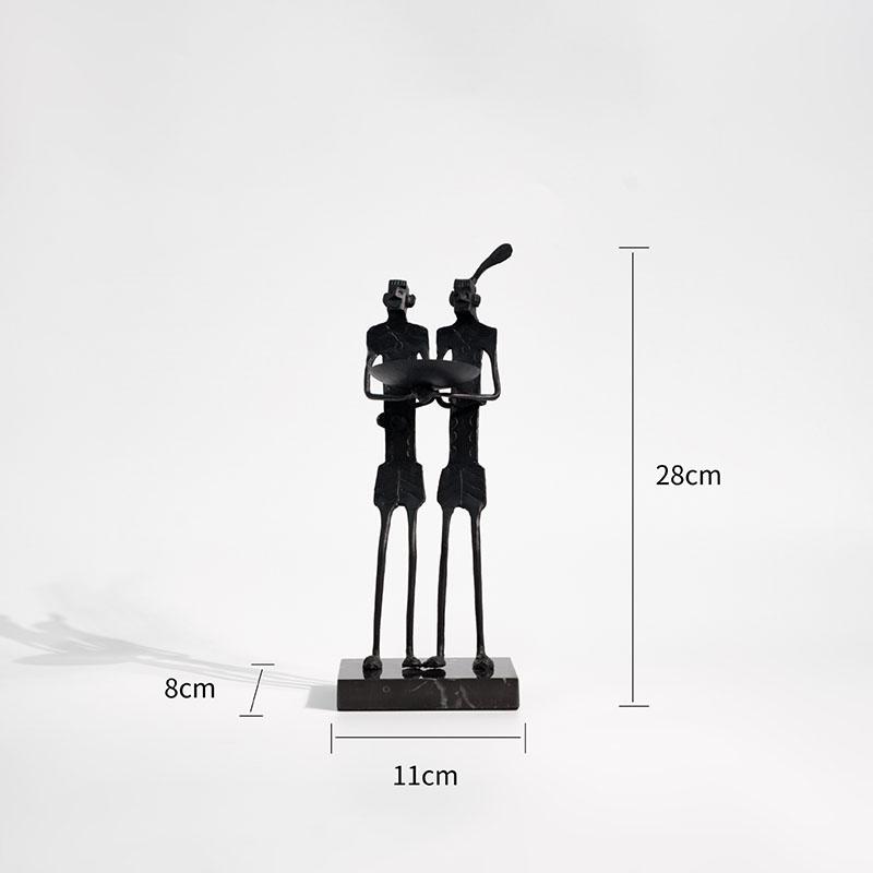 Abstract Characters Sculpture Metal Crafts Ornaments Desk Decoration Creative Black Figures Alloy Statue Room Aesthetic Decor
Abstract Characters Sculpture Metal Crafts Ornaments Desk Decoration Creative Black Figures Alloy Statue Room Aesthetic Decor