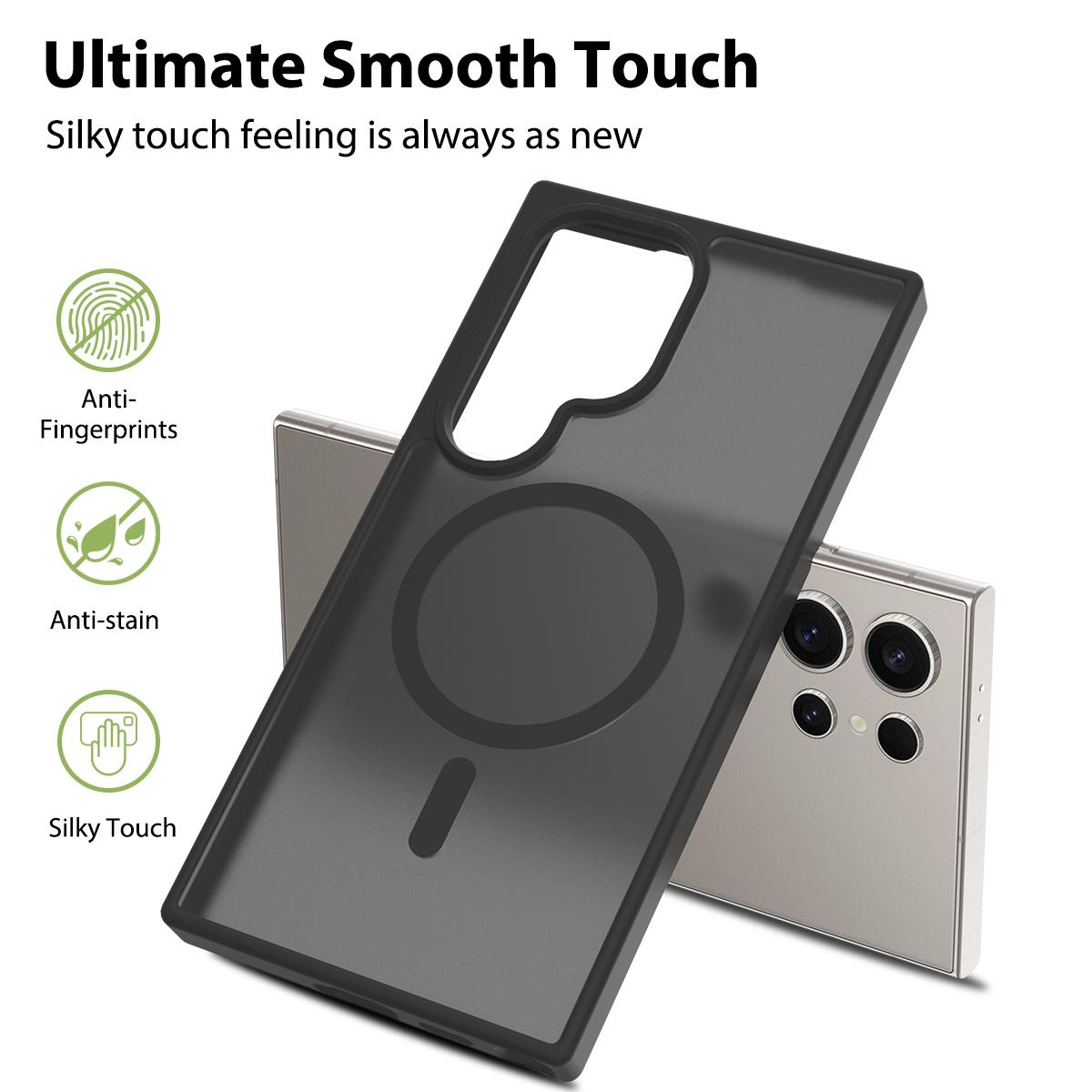 For Samsung Galaxy S24 Ultra Case Compatible with MagSafe TPU Frame Acrylic Back Phone Cover Skin Touch Blue
For Samsung Galaxy S24 Ultra Case Compatible with MagSafe TPU Frame Acrylic Back Phone Cover Skin Touch Blue
