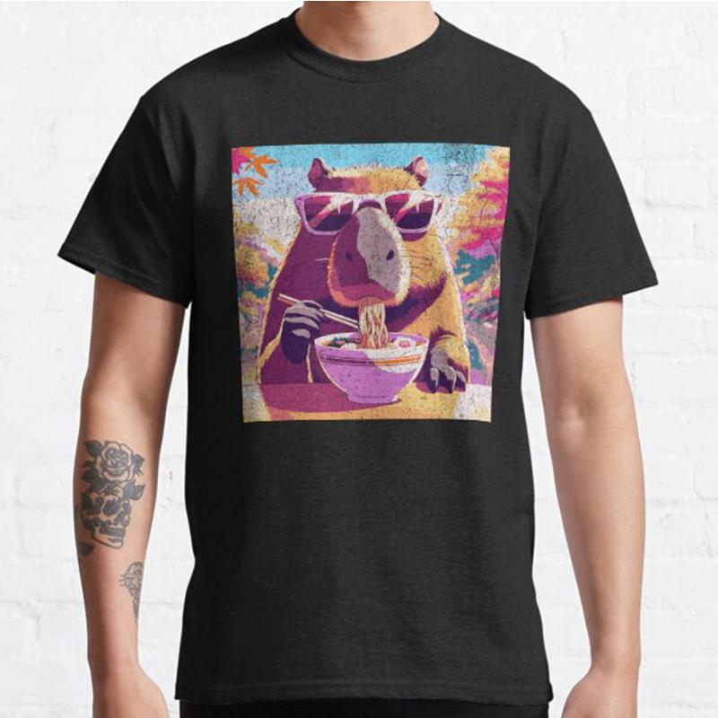 Plus Size S-3XL Capybara Eating Ramen Printed T-shirt Men s Tops Fashion Clothes Tees S чёрный
Plus Size S-3XL Capybara Eating Ramen Printed T-shirt Men s Tops Fashion Clothes Tees S чёрный