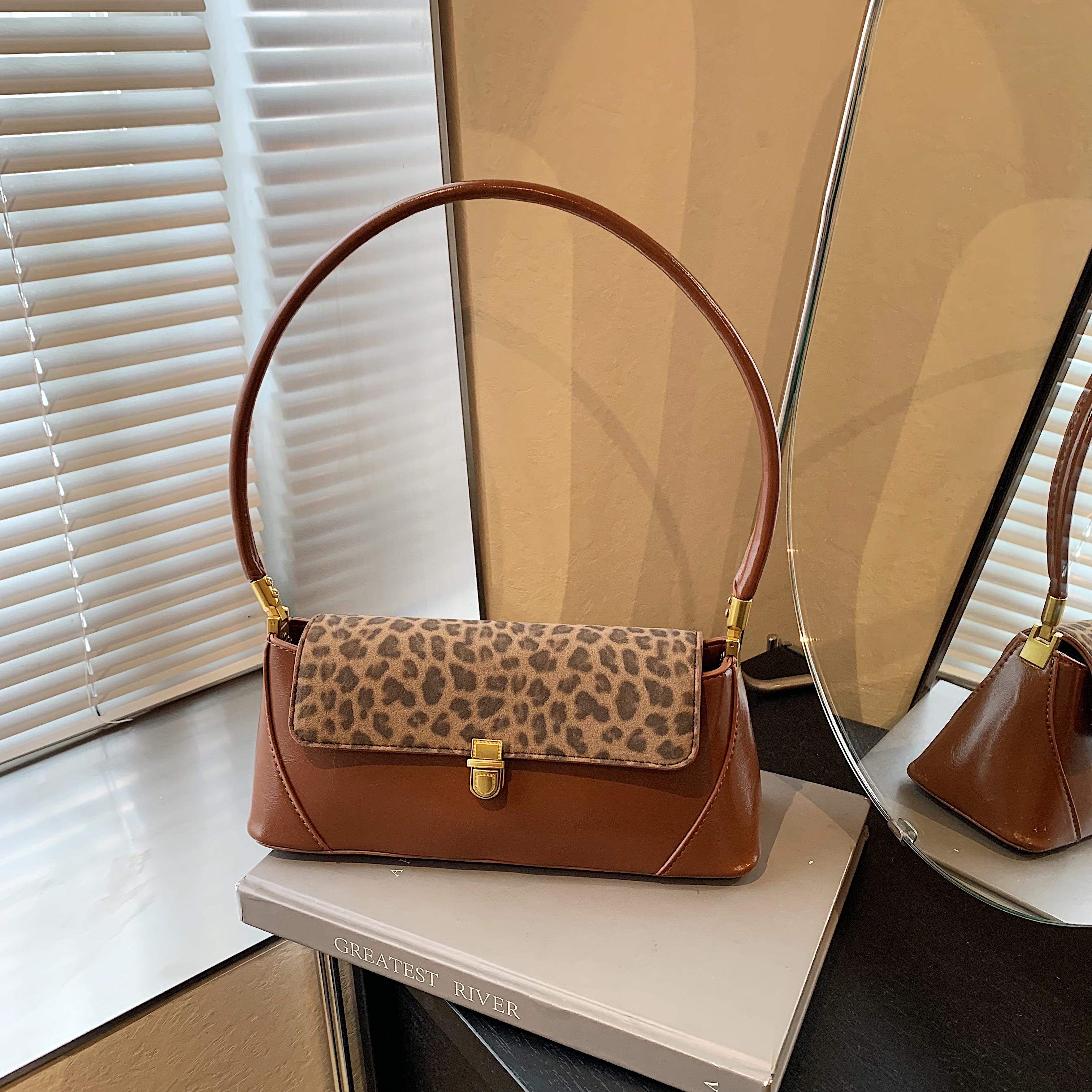 Женская модная сумка через плечо с леопардовым принтом, уникальная сумка через подмышку в стиле ретро
Женская модная сумка через плечо с леопардовым принтом, уникальная сумка через подмышку в стиле ретро