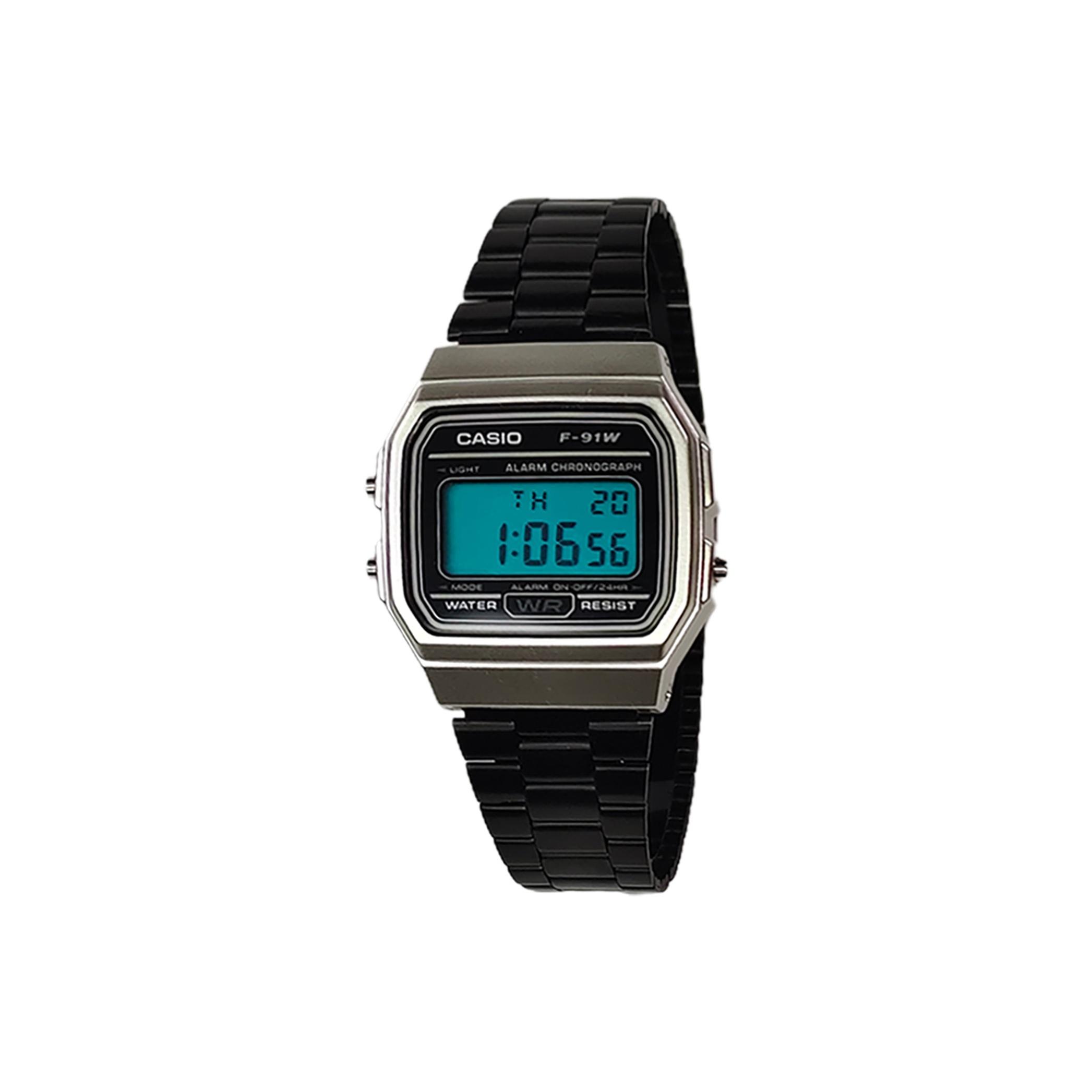 CASIO Custom Collection Quartz Movement Stainless Steel Strap Watch Men s Watches Black Dial F-91WM-7A(Watch5--) Regular Watch Box
CASIO Custom Collection Quartz Movement Stainless Steel Strap Watch Men s Watches Black Dial F-91WM-7A(Watch5--) Regular Watch Box