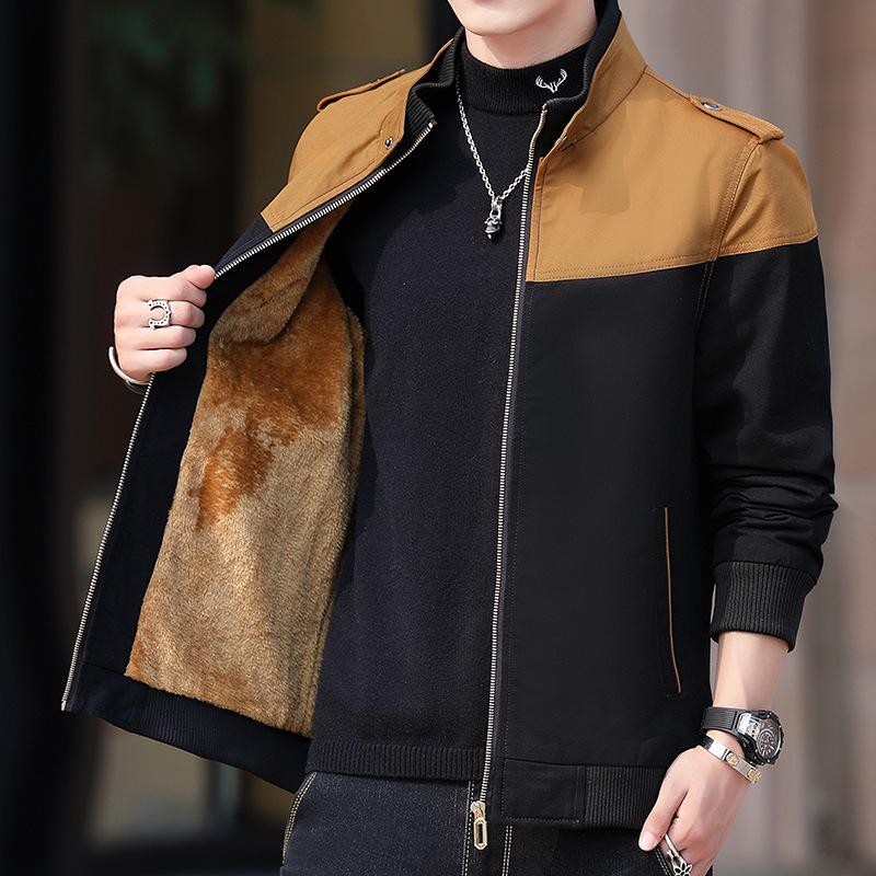Men s Velvet-Lined Korean-Style Workwear Jacket, Autumn/Winter 2026, Stand-Up Collar 4XL чорний
Men s Velvet-Lined Korean-Style Workwear Jacket, Autumn/Winter 2026, Stand-Up Collar 4XL чорний
