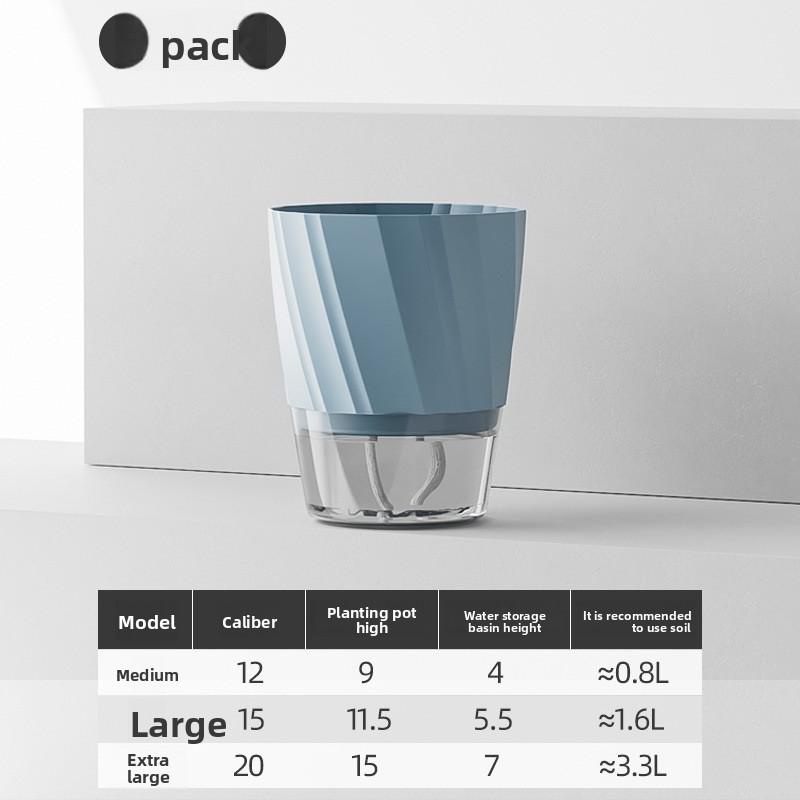 Домашнее использование Ленивая гидропоника В помещении Зеленая редька Специальный цветочный горшок Высококачественный Прозрачный пластик Утолщенный контейнер Самополив Ф S синий
Домашнее использование Ленивая гидропоника В помещении Зеленая редька Специальный цветочный горшок Высококачественный Прозрачный пластик Утолщенный контейнер Самополив Ф S синий
